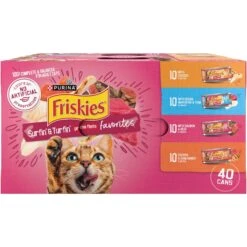Friskies Surfin' & Turfin' Favorites Variety Pack Canned Cat Food