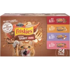 Friskies Extra Gravy Chunky Variety Pack Canned Cat Food