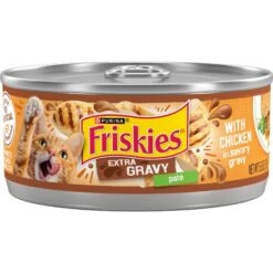 Friskies Extra Gravy Pate With Chicken In Savory Gravy Canned Cat Food