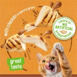 Friskies Extra Gravy Pate With Chicken In Savory Gravy Canned Cat Food -Wellness Sales 142579 PT3. AC SS1800 V1700162551