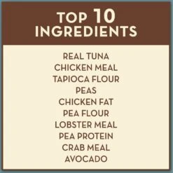 AvoDerm Grain-Free Tuna With Lobster & Crab Meal Dry Cat Food -Wellness Sales 143703 PT2. AC SS1800 V1663270709