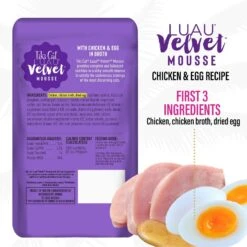 Tiki Cat Luau Velvet Mousse Chicken & Egg Grain-Free Wet Cat Food, 2.8-oz Pouch, Case Of 12 -Wellness Sales 145199 PT2. AC SS1800 V1700599018