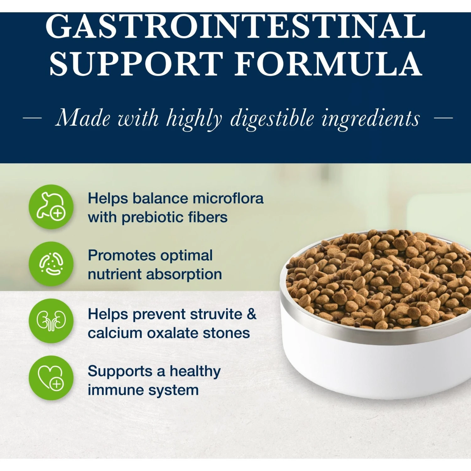 Blue Buffalo Natural Veterinary Diet GI Gastrointestinal Support Grain-Free Dry Cat Food 3 Blue Buffalo Natural Veterinary Diet GI Gastrointestinal Support Grain-Free Dry Cat Food - Image 3