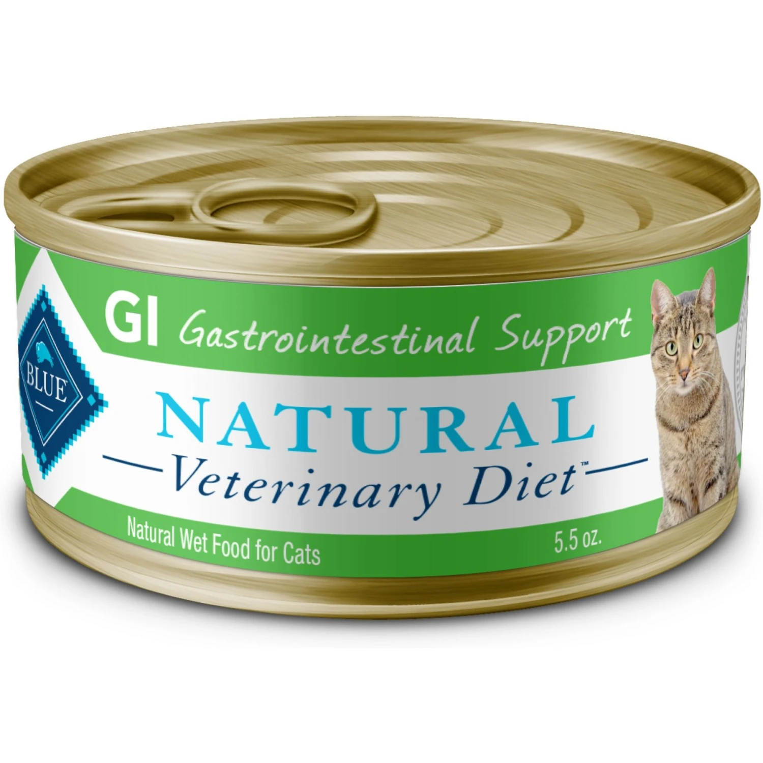 Blue Buffalo Natural Veterinary Diet GI Gastrointestinal Support Grain-Free Wet Cat Food 1 Blue Buffalo Natural Veterinary Diet GI Gastrointestinal Support Grain-Free Wet Cat Food