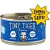 Tiny Tiger Chunks In Gravy Tuna Recipe Grain-Free Canned Cat Food