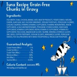 Tiny Tiger Chunks In Gravy Tuna Recipe Grain-Free Canned Cat Food -Wellness Sales 147754 PT5. AC SS1800 V1671723444