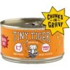 Tiny Tiger Chunks In Gravy Turkey Recipe Grain-Free Canned Cat Food