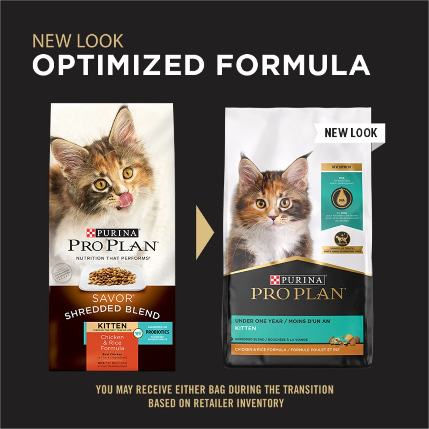 Purina Pro Plan Kitten Shredded Blend Chicken & Rice Formula Dry Cat Food 2 Purina Pro Plan Kitten Shredded Blend Chicken & Rice Formula Dry Cat Food - Image 2