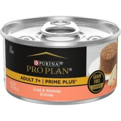 Purina Pro Plan Prime Plus 7+ Classic Cod & Shrimp Grain-Free Entree Canned Cat Food