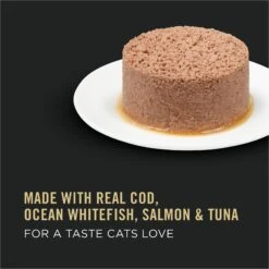 Purina Pro Plan Senior Adult 7+ Seafood Favorites Pate Variety Pack Canned Cat Food -Wellness Sales 147955 PT2. AC SS1800 V1638835390