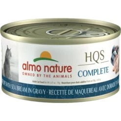 Almo Nature HQS Complete Mackerel With Sea Bream Grain-Free Canned Cat Food