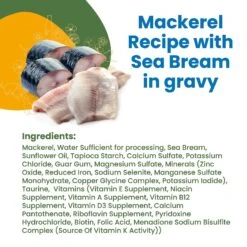 Almo Nature HQS Complete Mackerel With Sea Bream Grain-Free Canned Cat Food -Wellness Sales 150649 PT3. AC SS1800 V1632850579