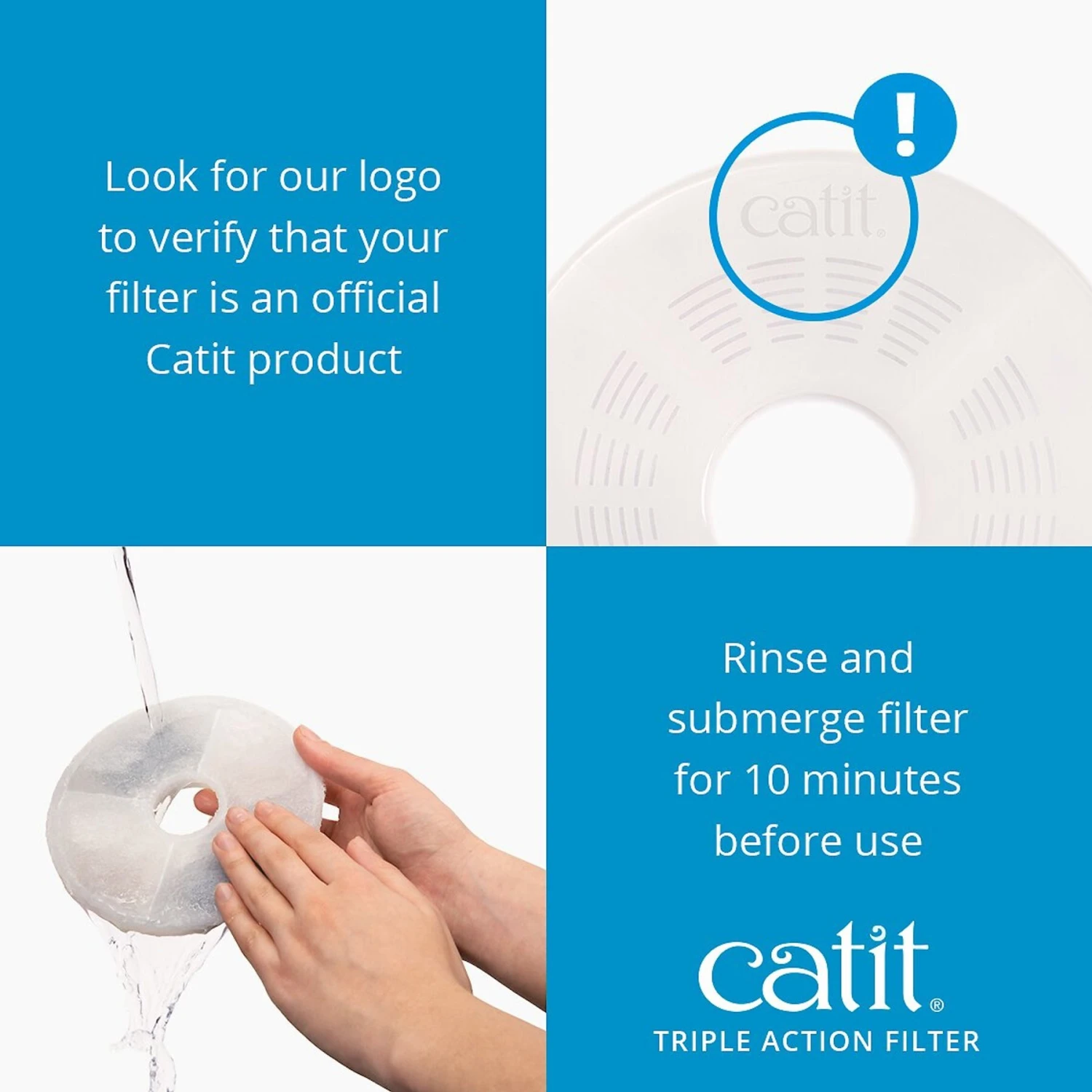 Catit Triple Action Pet Fountain Filter 4 Catit Triple Action Pet Fountain Filter - Image 4