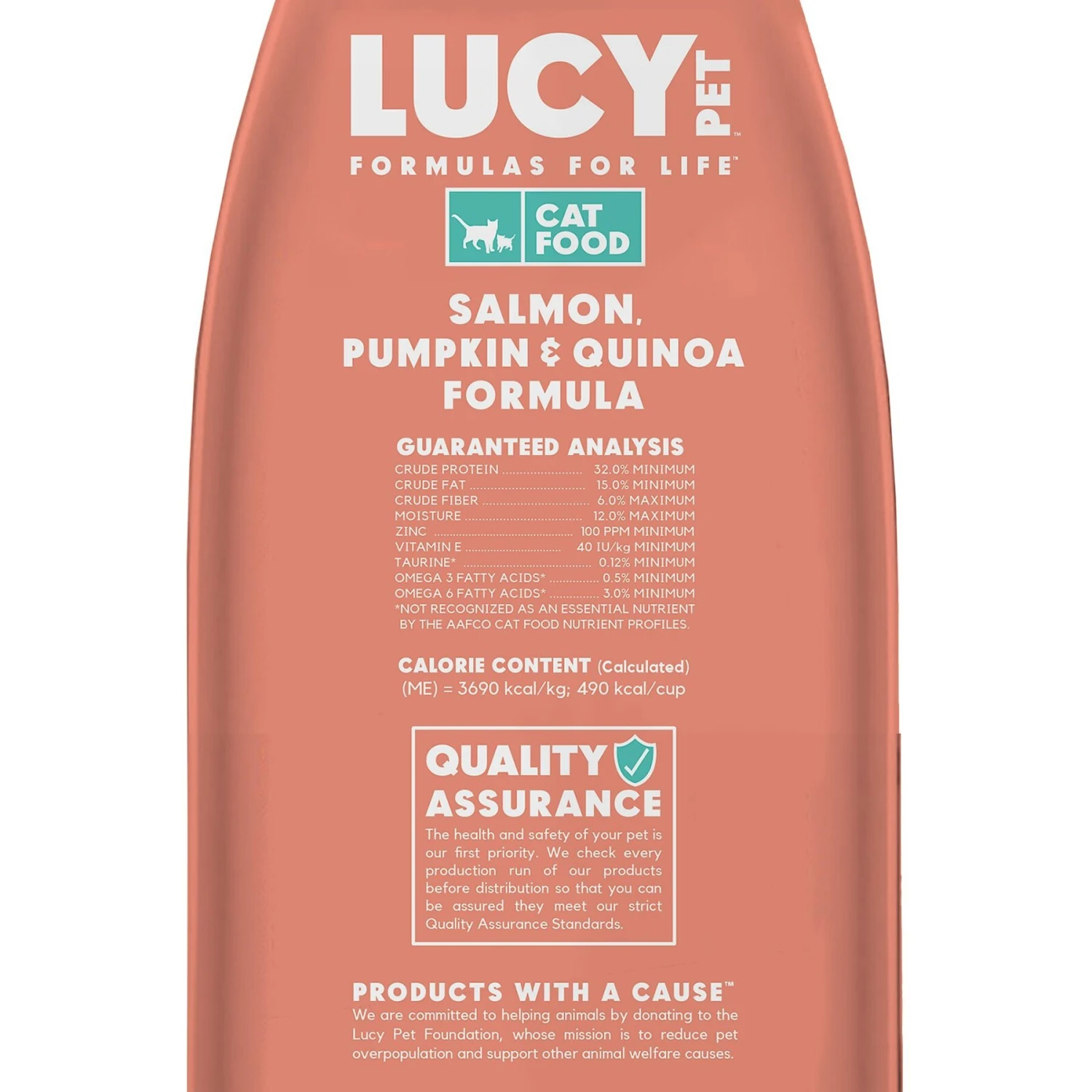 Lucy Pet Products Formulas For Life Salmon, Pumpkin & Quinoa Formula Grain-Free Dry Cat Food 7 Lucy Pet Products Formulas For Life Salmon, Pumpkin & Quinoa Formula Grain-Free Dry Cat Food - Image 7