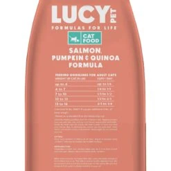 Lucy Pet Products Formulas For Life Salmon, Pumpkin & Quinoa Formula Grain-Free Dry Cat Food 15 Lucy Pet Products Formulas For Life Salmon, Pumpkin & Quinoa Formula Grain-Free Dry Cat Food -Wellness Sales 151358 PT8. AC SS1800 V1581698301