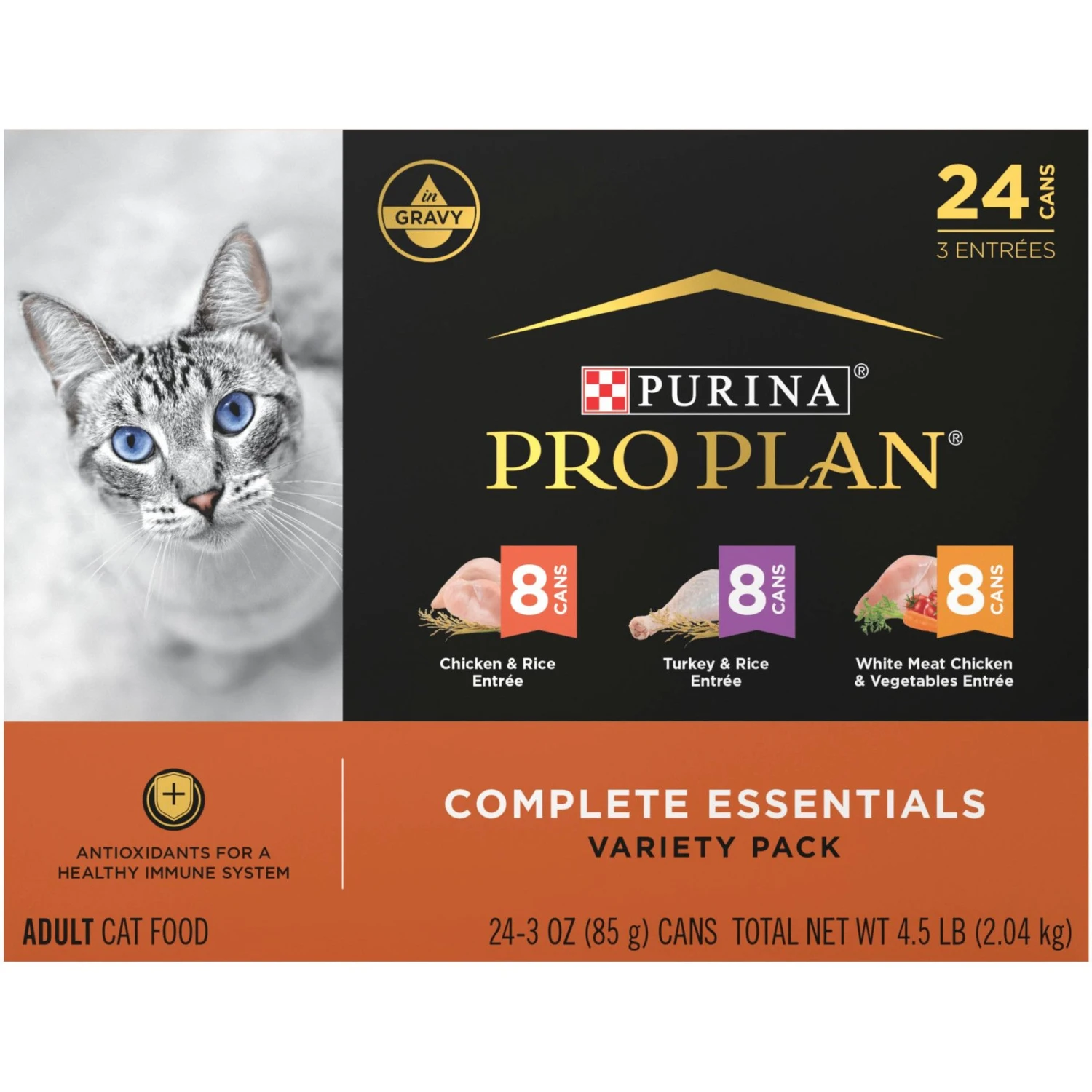 Purina Pro Plan Chicken & Turkey Favorites Variety Pack Canned Cat Food 1 Purina Pro Plan Chicken & Turkey Favorites Variety Pack Canned Cat Food