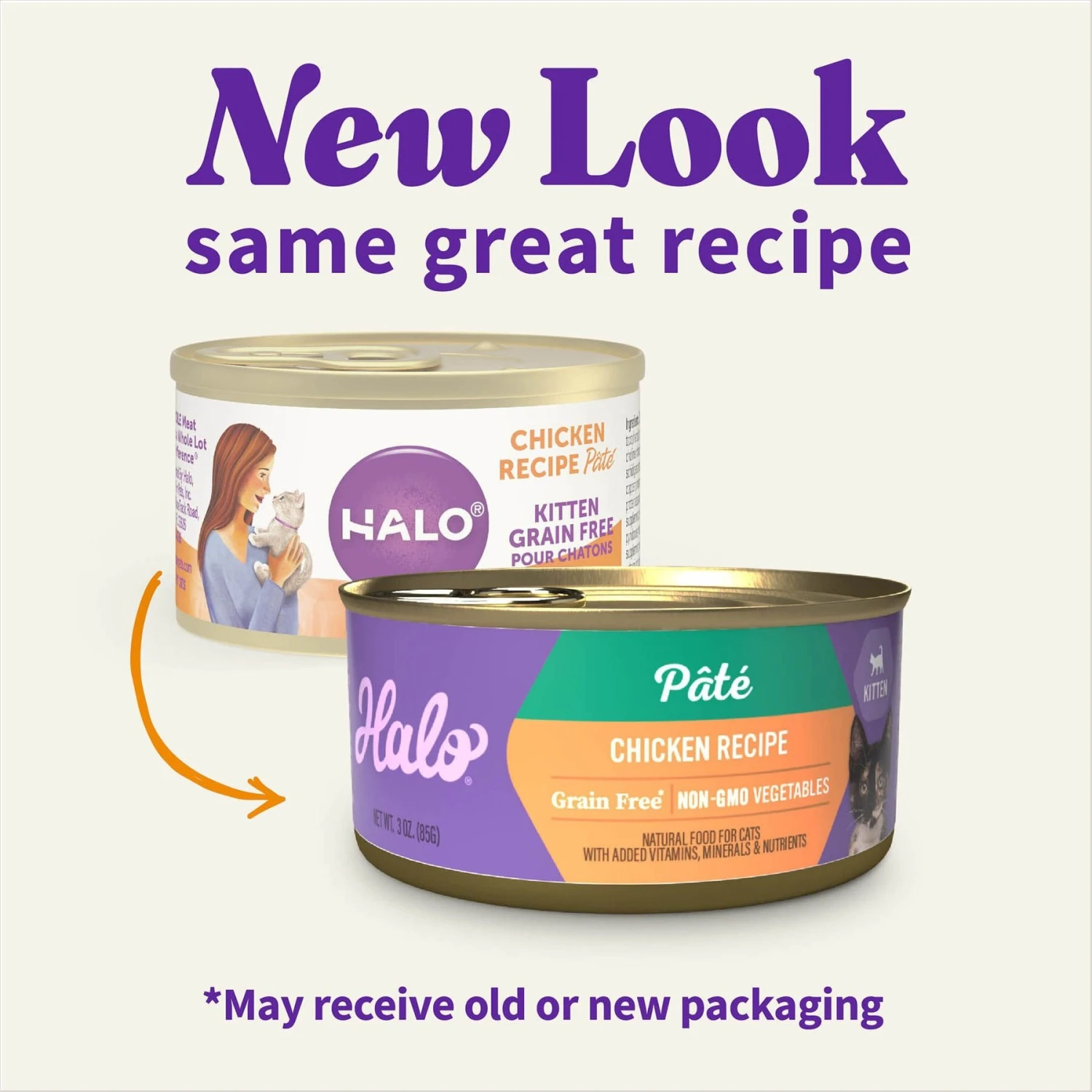 Halo Chicken Recipe With Real Whole Chicken Grain-Free Kitten Wet Food 2 Halo Chicken Recipe With Real Whole Chicken Grain-Free Kitten Wet Food - Image 2