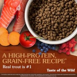 Taste Of The Wild Canyon River Trout & Smoke-Flavored Salmon Grain-Free Dry Cat Food -Wellness Sales 154559 PT3. AC SS1800 V1641259026