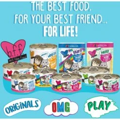 BFF OMG Crazy 4 U! Chicken & Salmon Dinner In Gravy Grain-Free Canned Cat Food -Wellness Sales 154843 PT4. AC SS1800 V1646854062
