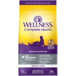 Wellness Complete Health Chicken & Deboned Chicken Grain-Free Senior Dry Cat Food