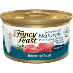 Fancy Feast Gourmet Naturals Tuna Recipe In Gravy Canned Cat Food