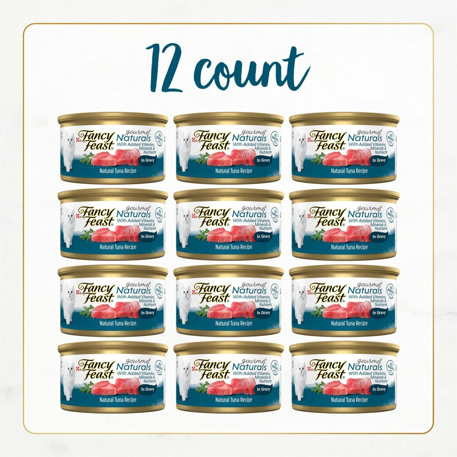 Fancy Feast Gourmet Naturals Tuna Recipe In Gravy Canned Cat Food 2 Fancy Feast Gourmet Naturals Tuna Recipe In Gravy Canned Cat Food - Image 2