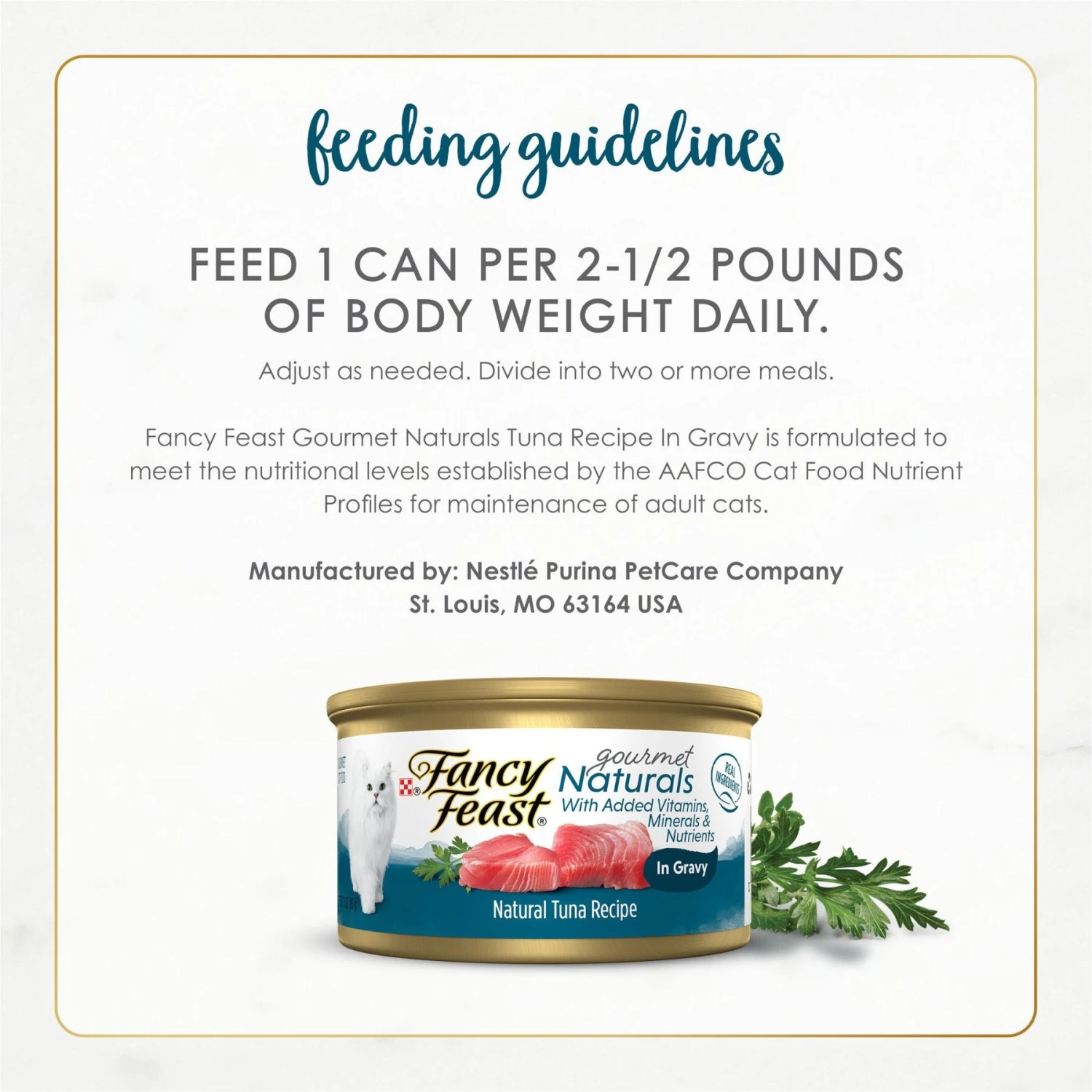 Fancy Feast Gourmet Naturals Tuna Recipe In Gravy Canned Cat Food 8 Fancy Feast Gourmet Naturals Tuna Recipe In Gravy Canned Cat Food - Image 8