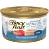 Fancy Feast Gourmet Naturals Trout & Tuna Recipe Pate Canned Cat Food, 3-oz, Case Of 12