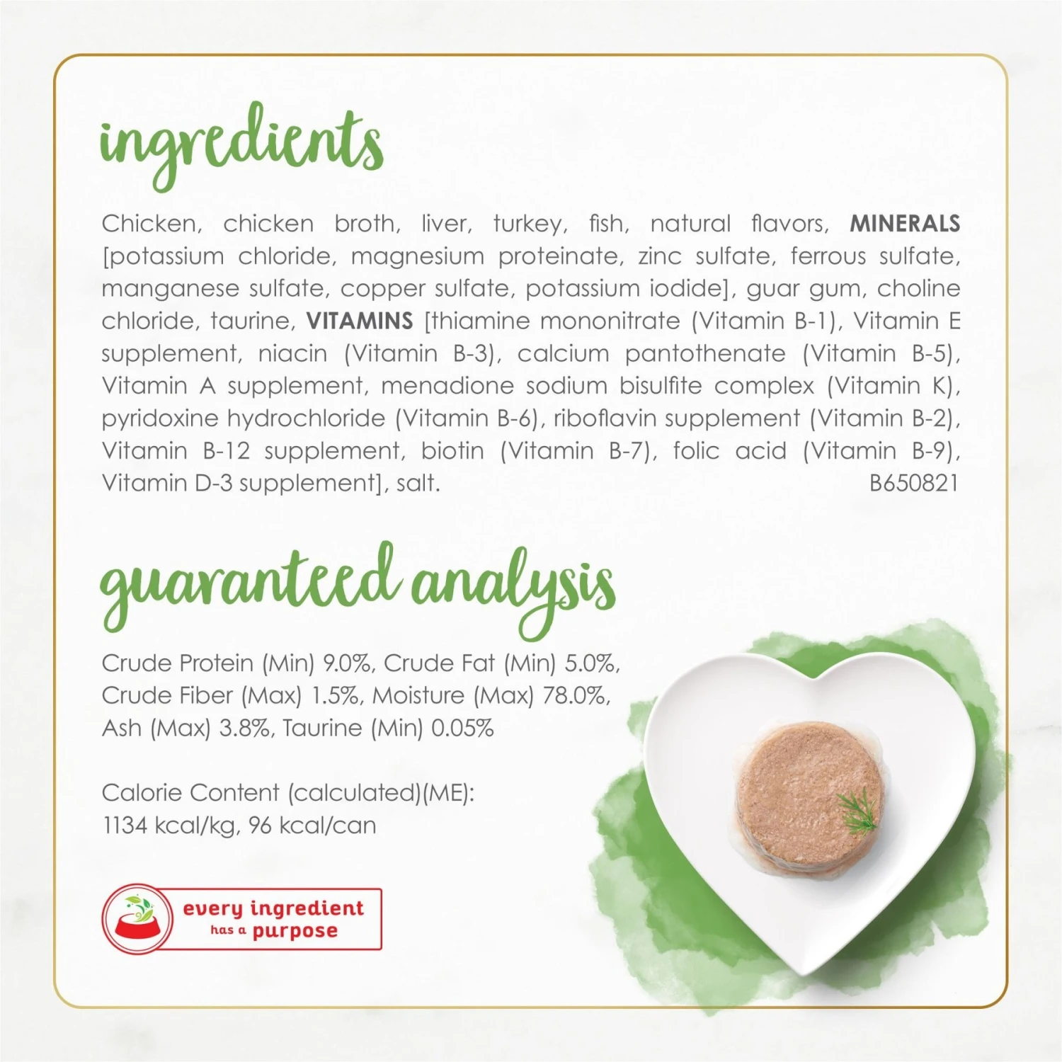 Fancy Feast Gourmet Naturals White Meat Chicken Recipe Pate Canned Cat Food, 3-oz, Case Of 12 6 Fancy Feast Gourmet Naturals White Meat Chicken Recipe Pate Canned Cat Food, 3-oz, Case Of 12 - Image 6