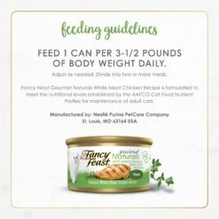 Fancy Feast Gourmet Naturals White Meat Chicken Recipe Pate Canned Cat Food, 3-oz, Case Of 12 16 Fancy Feast Gourmet Naturals White Meat Chicken Recipe Pate Canned Cat Food, 3-oz, Case Of 12 -Wellness Sales 155551 PT7. AC SS1800 V1677102859