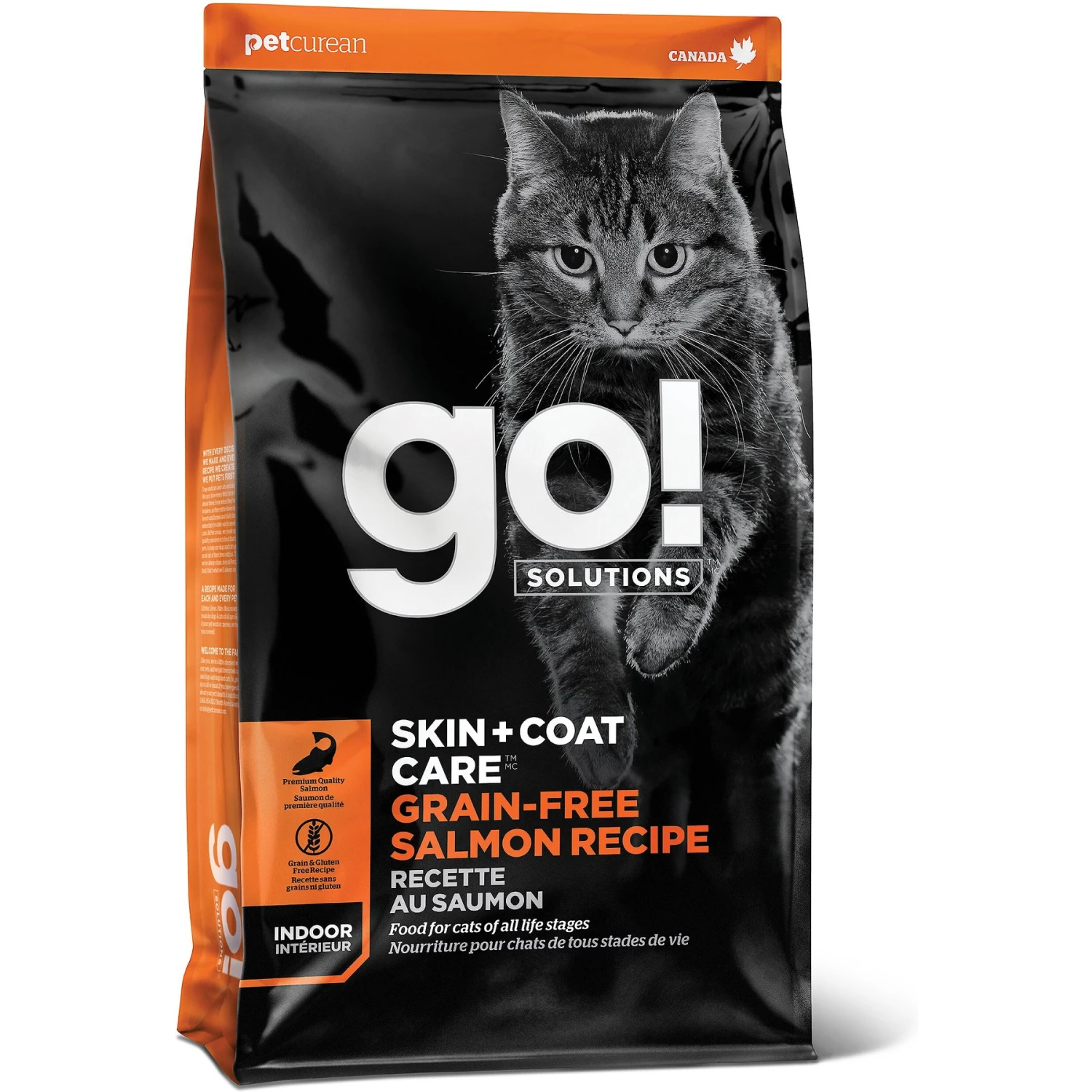 Go! Solutions Skin + Coat Care Grain-Free Salmon Recipe Dry Cat Food 1 Go! Solutions Skin + Coat Care Grain-Free Salmon Recipe Dry Cat Food