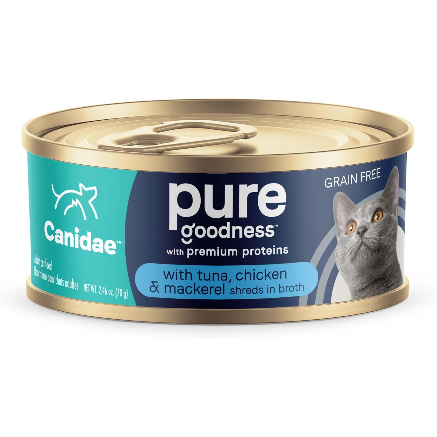 CANIDAE Adore Grain-Free Tuna, Chicken & Mackerel In Broth Canned Cat Food 1 CANIDAE Adore Grain-Free Tuna, Chicken & Mackerel In Broth Canned Cat Food