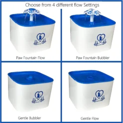 Pet Fit For Life Plastic Cat Water Fountain With Cat Wand & Mat, 67-oz -Wellness Sales 159016 PT4. AC SS1800 V1552502524