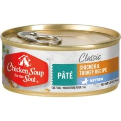 Chicken Soup For The Soul Kitten Chicken & Turkey Recipe Pate Canned Cat Food