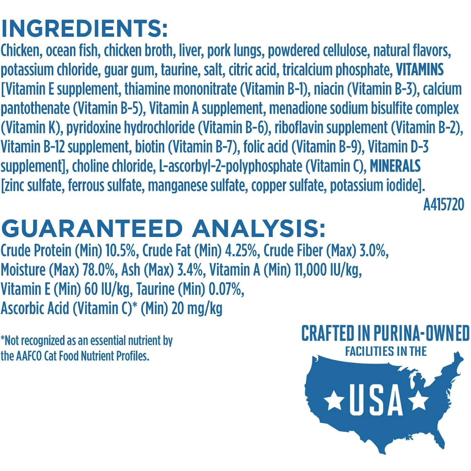 Purina ONE Indoor Advantage 7+ Chicken & Ocean Fish Recipe Pate Wet Cat Food 5 Purina ONE Indoor Advantage 7+ Chicken & Ocean Fish Recipe Pate Wet Cat Food - Image 5