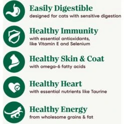 Nutro Wholesome Essentials Sensitive Cat Chicken, Rice & Peas Recipe Adult Dry Cat Food -Wellness Sales 176458 PT4. AC SS1800 V1702665940