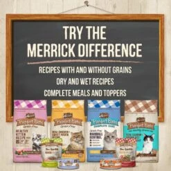 Merrick Purrfect Bistro Complete Care Grain-Free Hairball Control Chicken & Sweet Potato Recipe Dry Cat Food -Wellness Sales 176579 PT8. AC SS1800 V1638040294