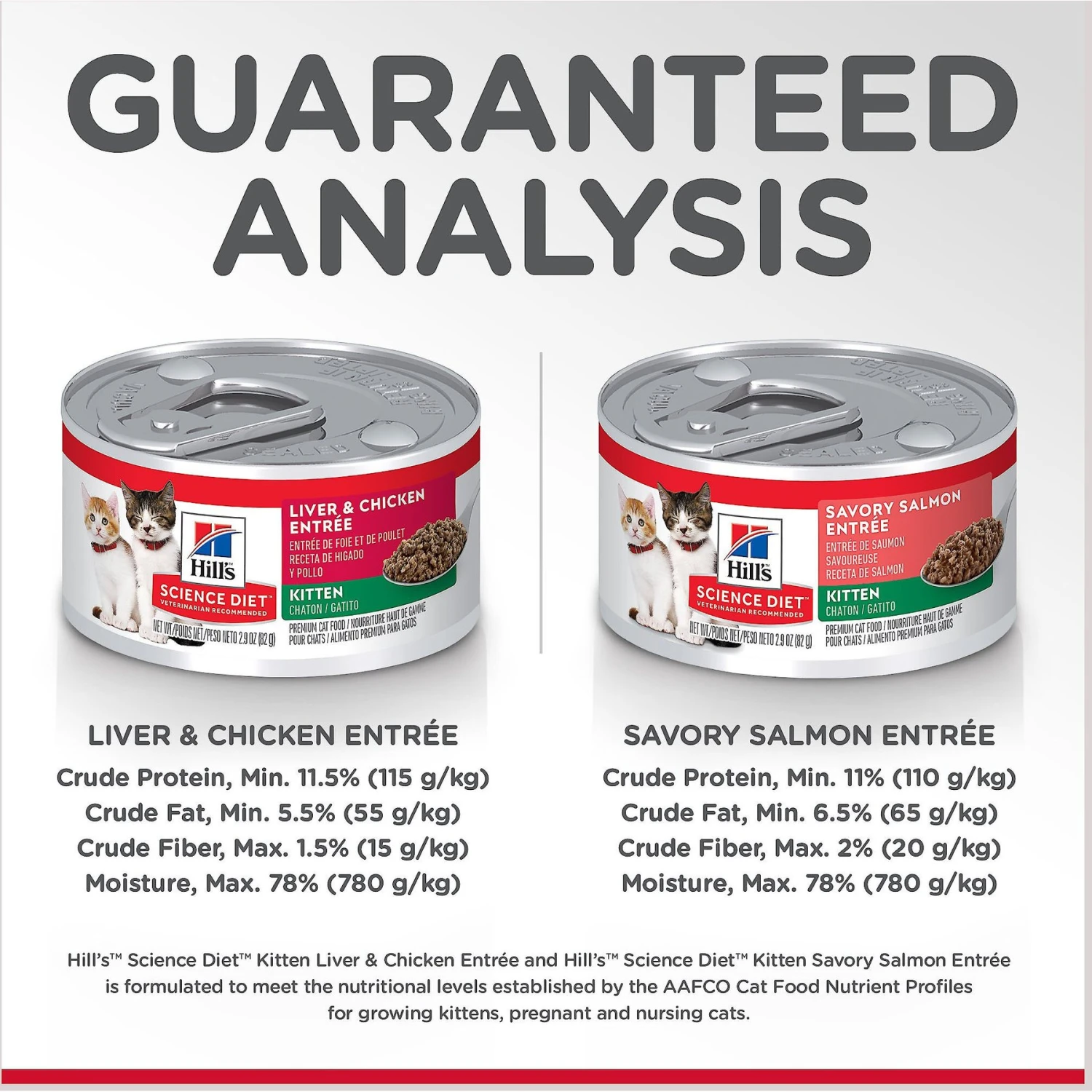 Hill's Science Diet Kitten Liver & Chicken & Savory Salmon Variety Pack Canned Cat Food 7 Hill's Science Diet Kitten Liver & Chicken & Savory Salmon Variety Pack Canned Cat Food - Image 7