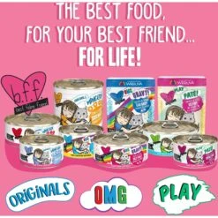 BFF OMG Tell Me! Tuna & Turkey Flavor Wet Canned Cat Food -Wellness Sales 182255 PT4. AC SS1800 V1647901623