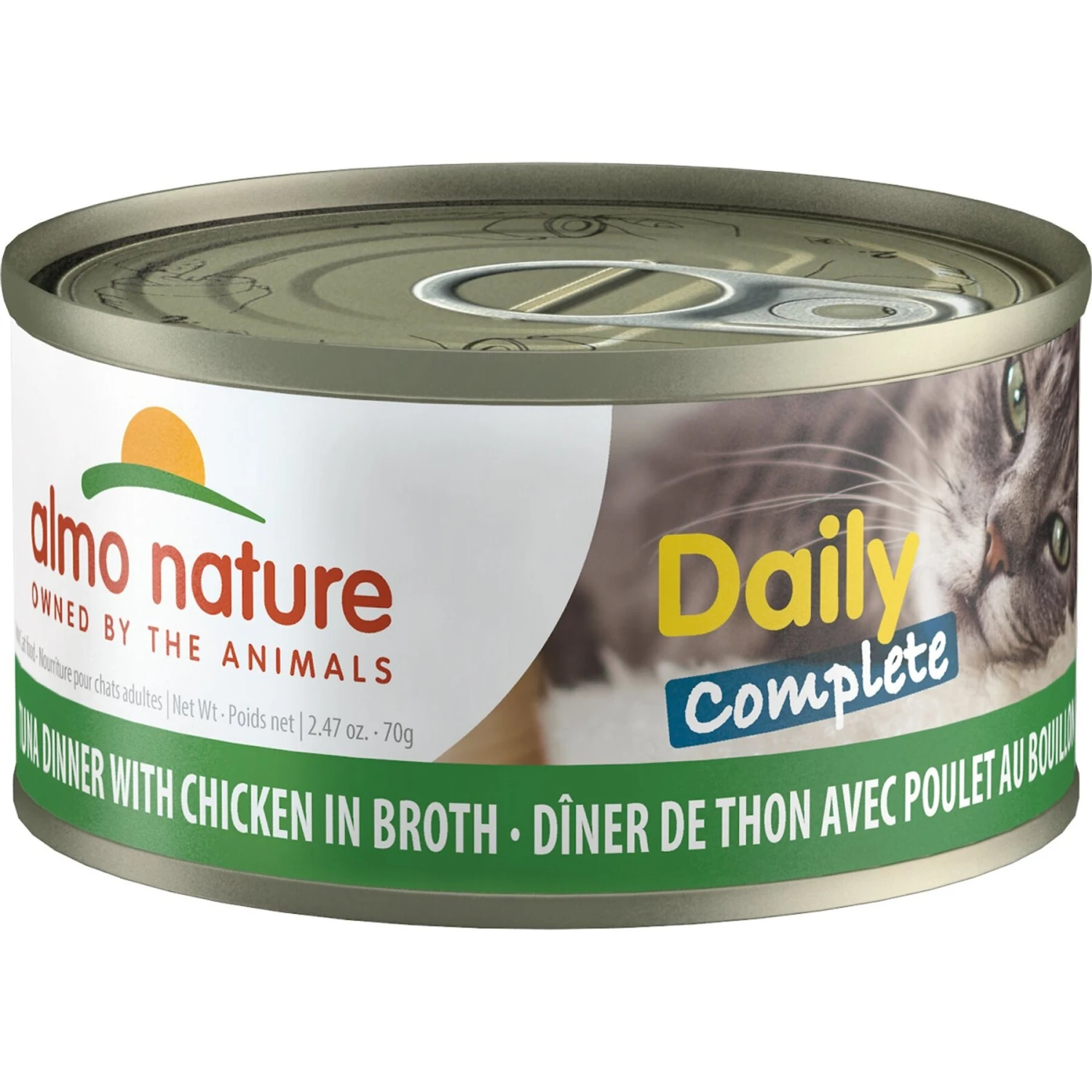 Almo Nature Daily Complete Tuna Dinner With Chicken In Broth Canned Cat Food 1 Almo Nature Daily Complete Tuna Dinner With Chicken In Broth Canned Cat Food