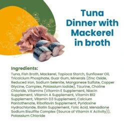 Almo Nature Daily Complete Tuna Dinner With Mackerel In Broth Canned Cat Food -Wellness Sales 182859 PT3. AC SS1800 V1632850584
