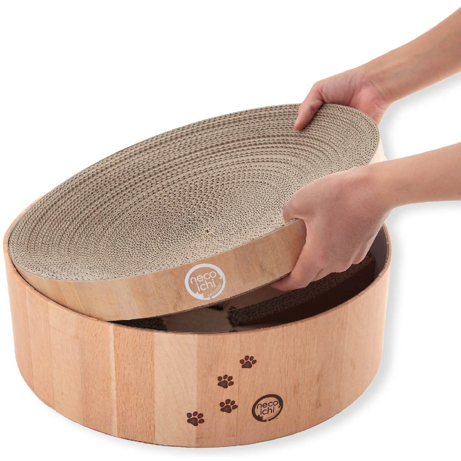 Necoichi Cozy Cat Scratcher Bowl Replacement Pad 5 Necoichi Cozy Cat Scratcher Bowl Replacement Pad - Image 5