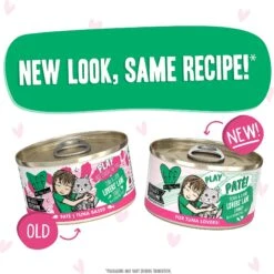 BFF Play Pate Lovers Tuna & Lamb Lovers' Lane Wet Cat Food, 2.8-oz Can, Pack Of 12 -Wellness Sales 192247 PT8. AC SS1800 V1649751397