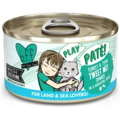 BFF Play Pate Lovers Turkey & Tuna Tweet Me Wet Cat Food
