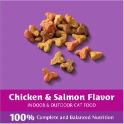 Atta Cat Chicken & Salmon Flavor Dry Cat Food -Wellness Sales 196201 PT2. AC SS1800 V1612830692