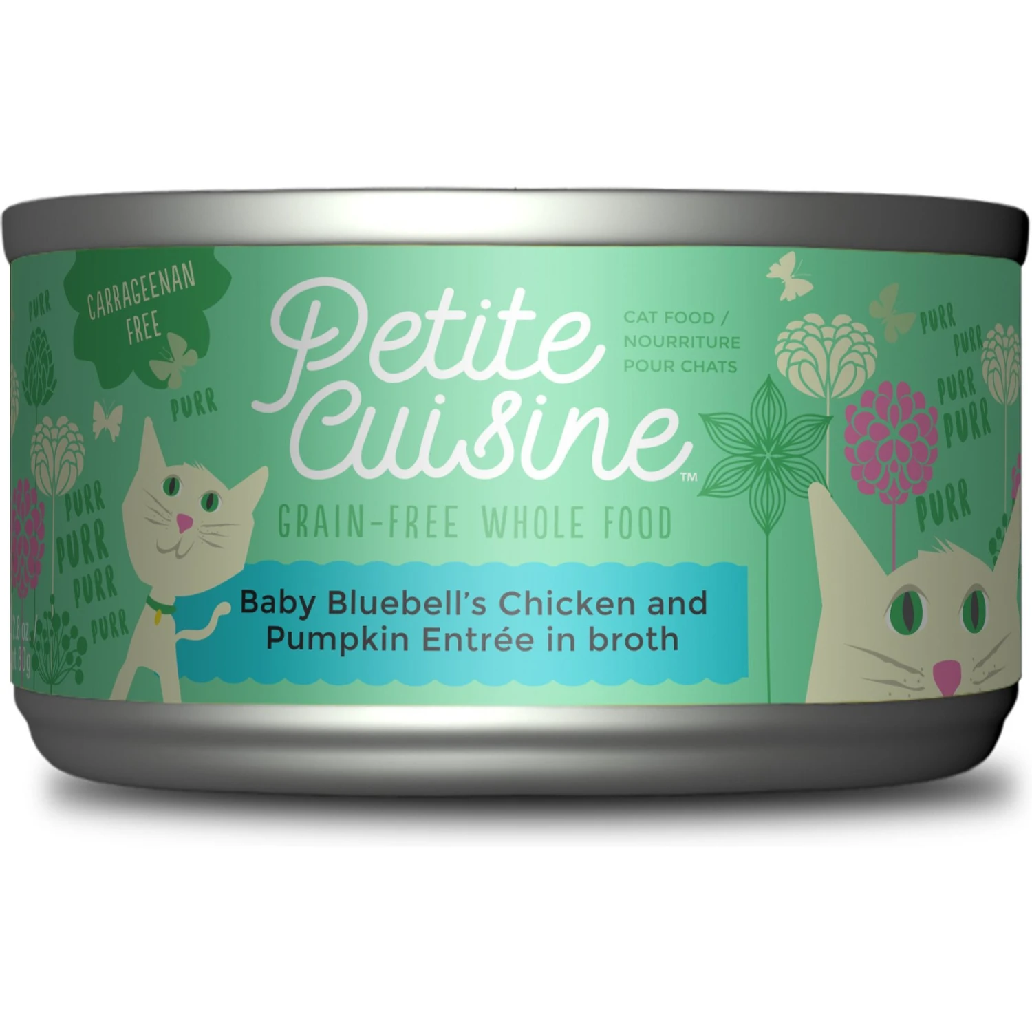 Petite Cuisine Baby Bluebell's Chicken & Pumpkin Entrée In Broth Grain-Free Wet Cat Food, 2.8-oz Can, Case Of 24 1 Petite Cuisine Baby Bluebell's Chicken & Pumpkin Entrée In Broth Grain-Free Wet Cat Food, 2.8-oz Can, Case Of 24