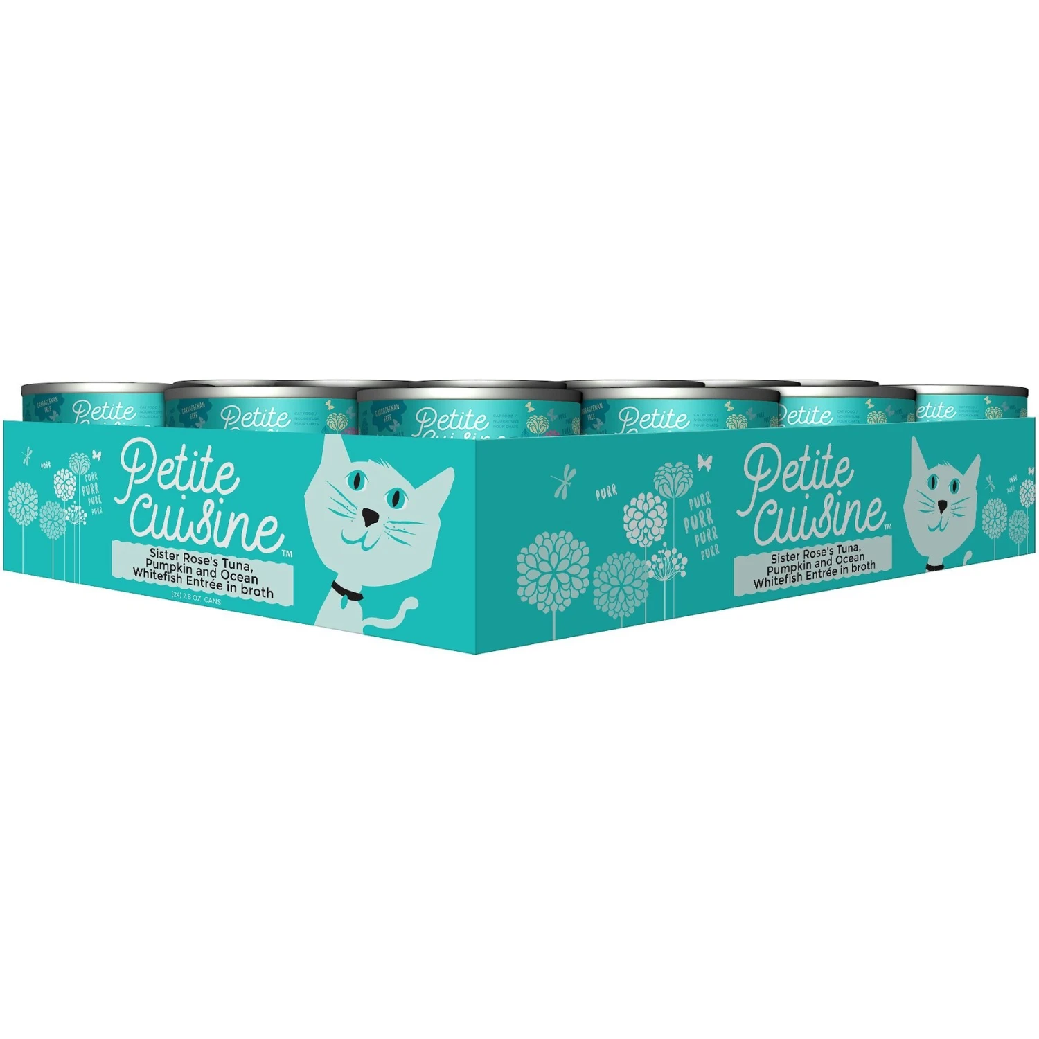 Petite Cuisine Sister Rose's Tuna, Pumpkin & Ocean Whitefish Entrée In Broth Grain-Free Wet Cat Food, 2.8-oz Can, Case Of 24 3 Petite Cuisine Sister Rose's Tuna, Pumpkin & Ocean Whitefish Entrée In Broth Grain-Free Wet Cat Food, 2.8-oz Can, Case Of 24 - Image 3
