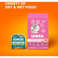 Iams Proactive Health Sensitive Digestion & Skin Turkey Dry Cat Food -Wellness Sales 213075 PT8. AC SS1800 V1609949888