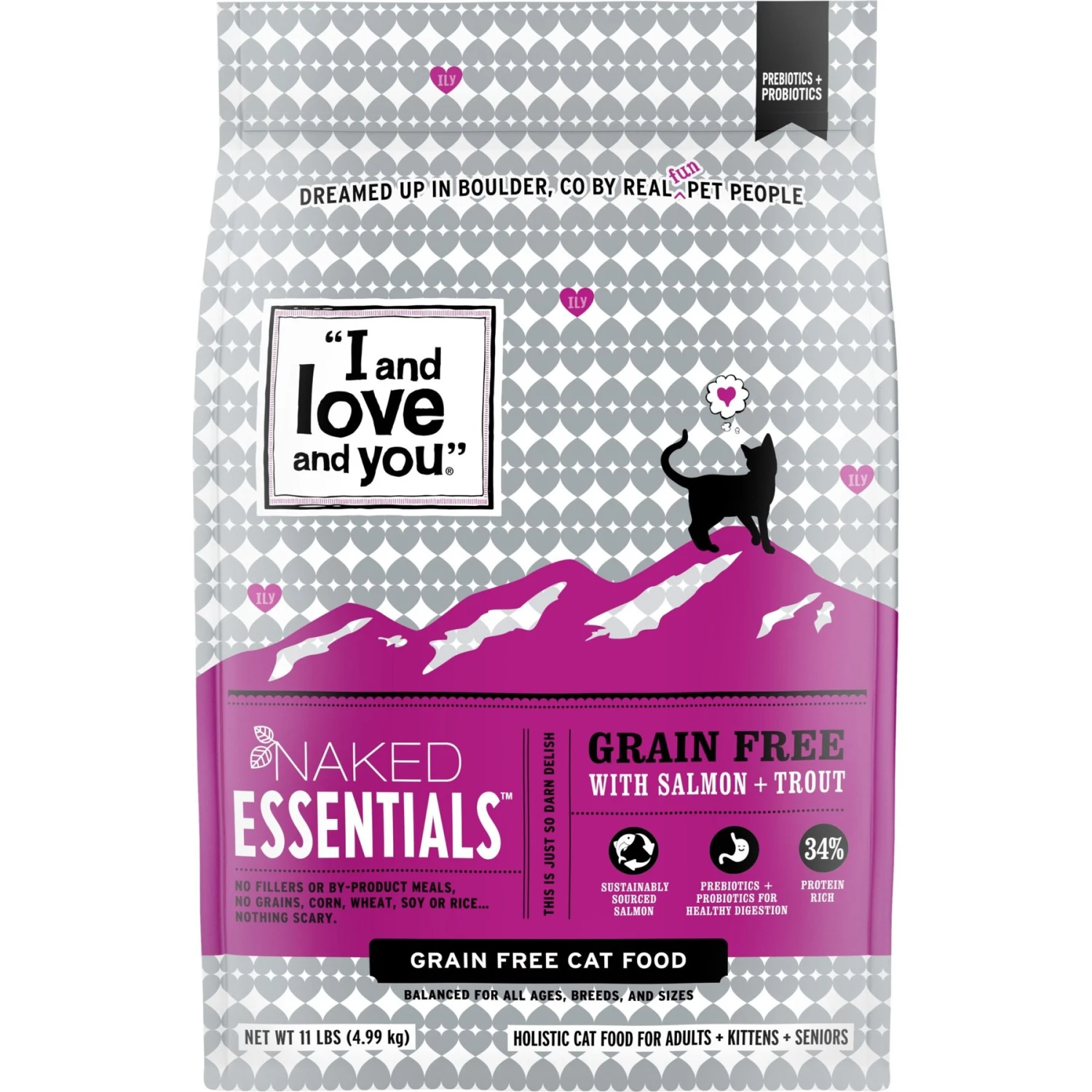 I And Love And You Naked Essentials Salmon & Trout Recipe Grain-Free Dry Cat Food 1 I And Love And You Naked Essentials Salmon & Trout Recipe Grain-Free Dry Cat Food