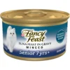Fancy Feast Tuna Feast In Gravy Minced Senior 7+ Canned Cat Food, 3-oz Can, Case Of 24